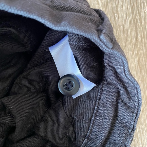 Everlane Arc Curved Canvas Pant Regular Fit in Black Size 0 - Picture 8 of 12